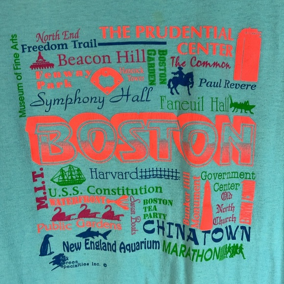 Vintage Tank Boston Royal first class Top Mens XL Single Stitch Hem - Picture 2 of 10